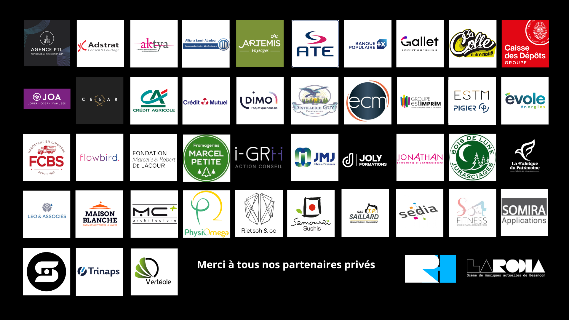 Logos partenaires